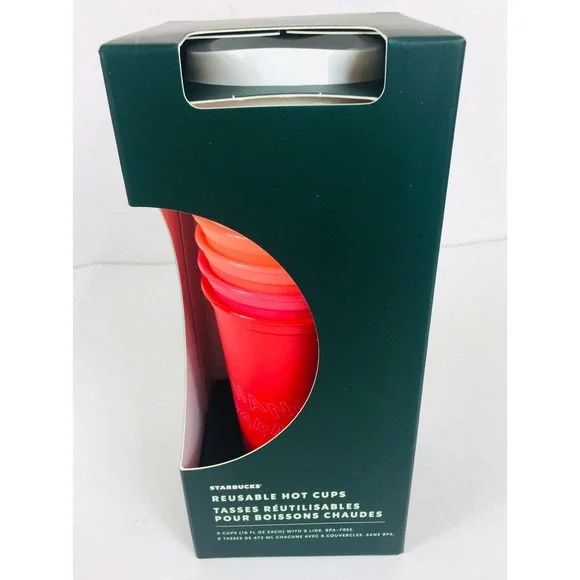 Starbucks Lot Holiday 2019 Reusable Hot Cold Cups - Picture 3 of 11